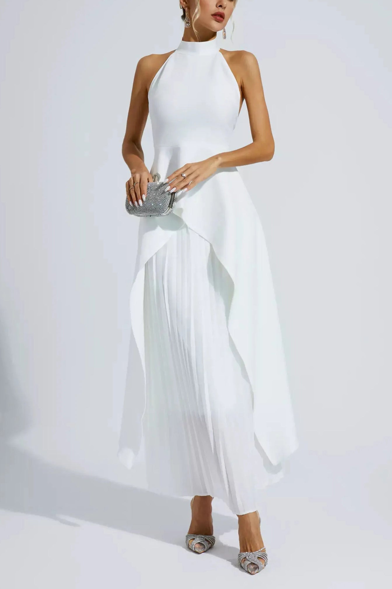 Kamryn Beyaz Düzensiz Set