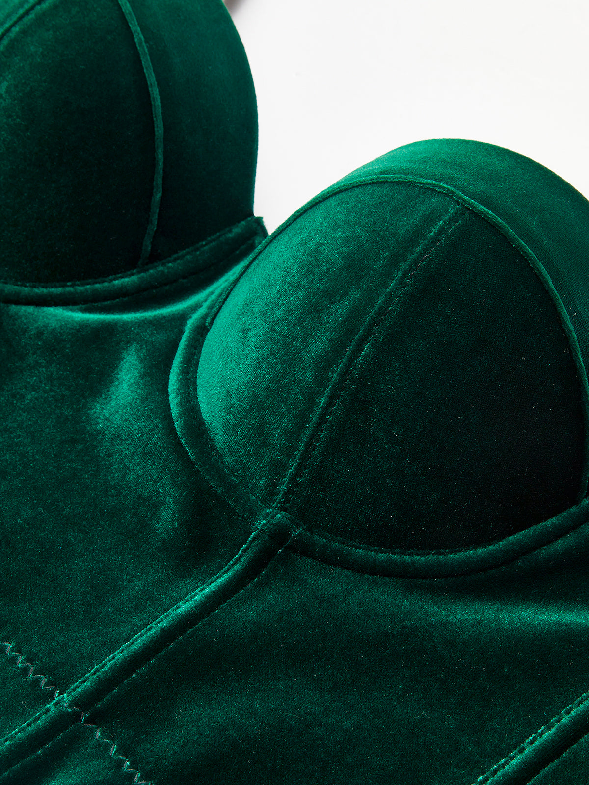 Kadife Kırpılmış Korse