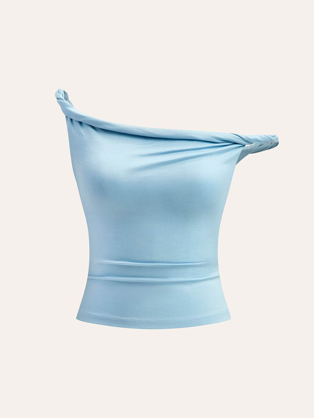 Asimetrik Yakalı Tank Top