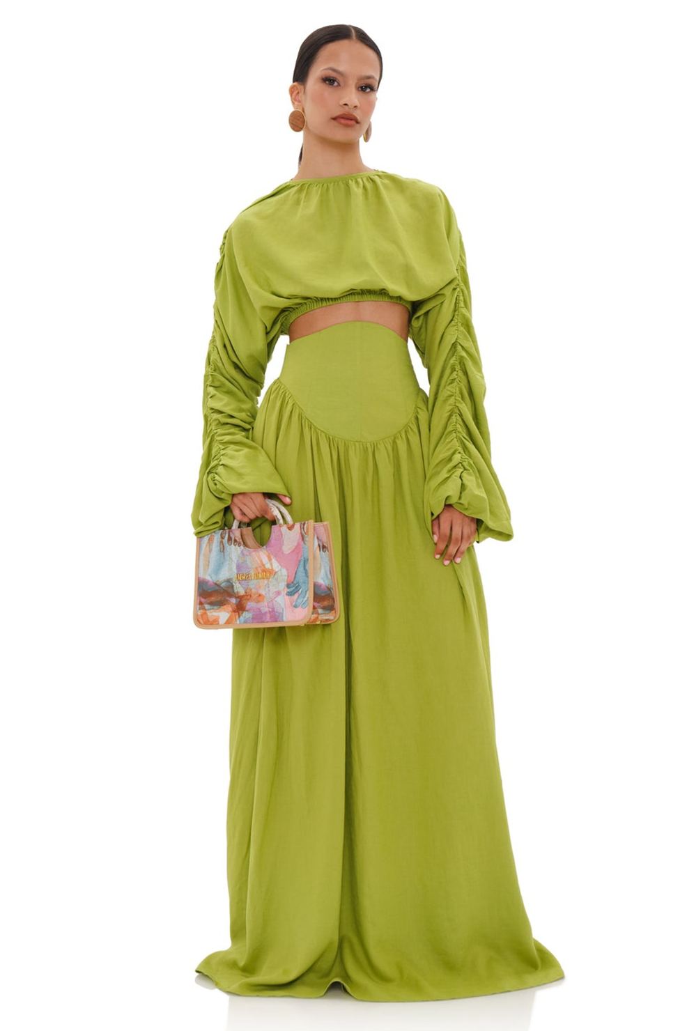 Myra Bubble Sleeve Maxi Etek Takım