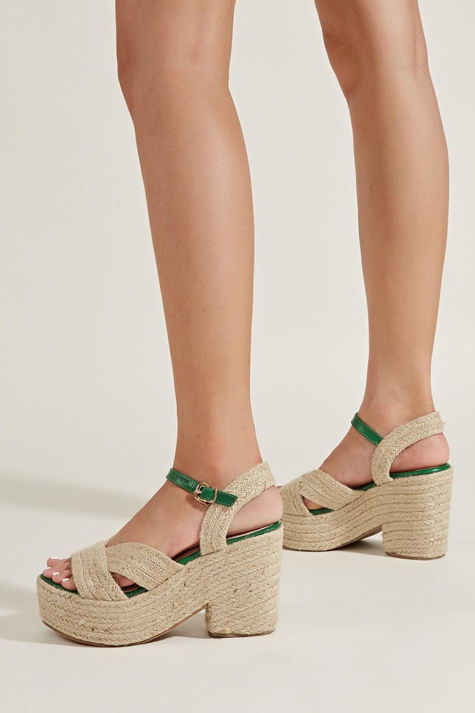 Kirby Straw Platform Askılı Sandalet