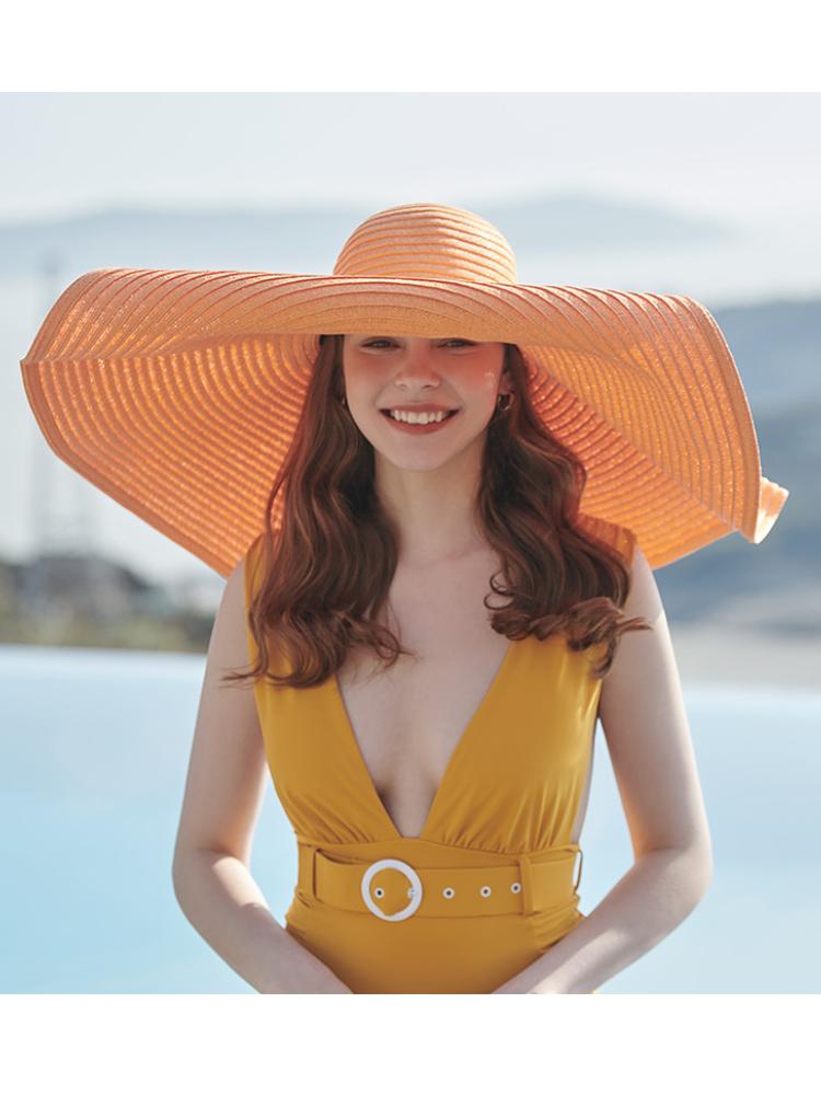 Olivia Hasır Şapka