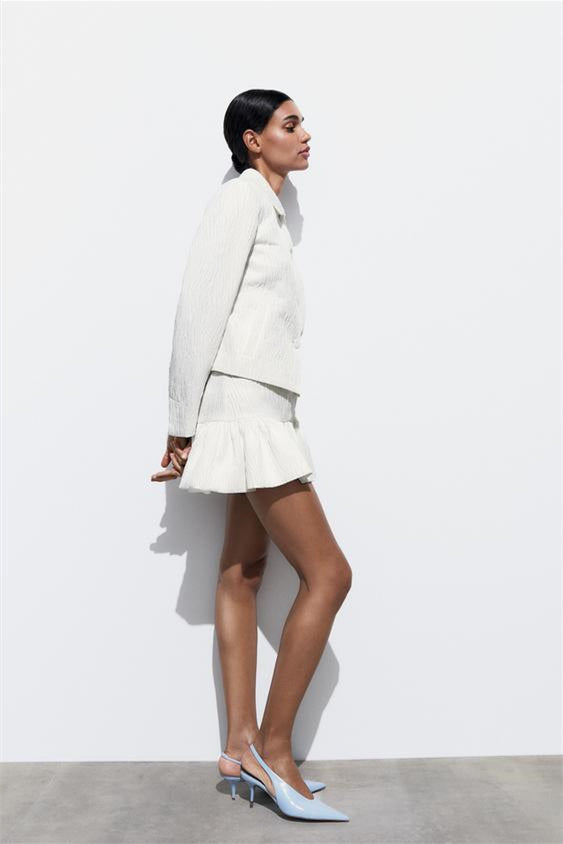 Denise Yaka Blazer Dokulu Takım