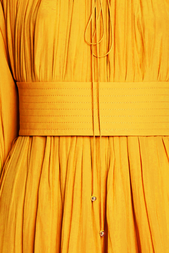 Basia Pelerin Görünümlü Fırfırlı Mini Elbise