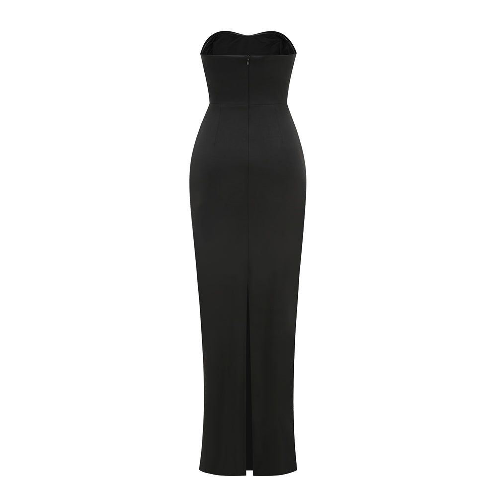 Venus Celeste Gece Yarısı İnci Maxi Elbise