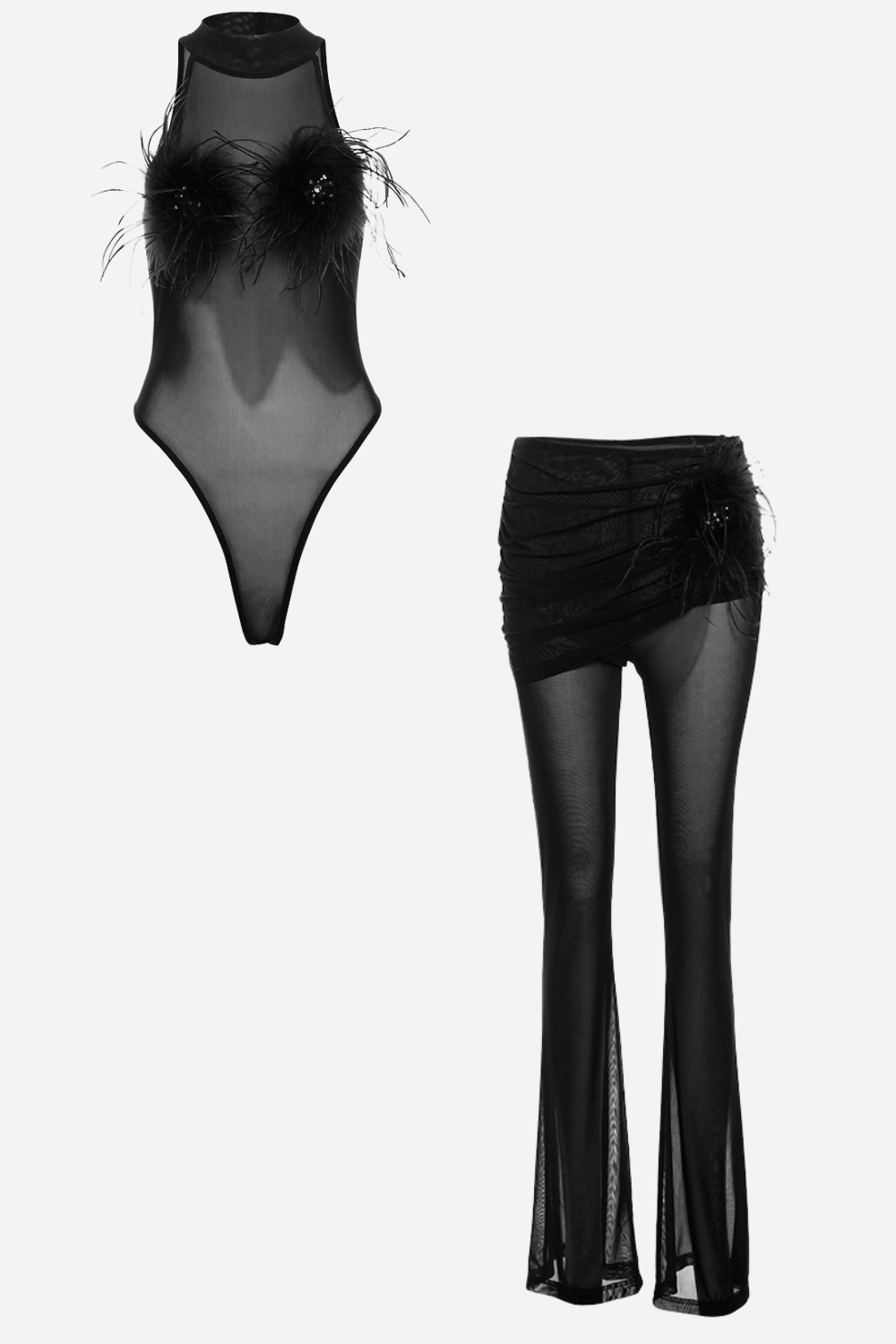 Tüy Pırlanta Örgü Set