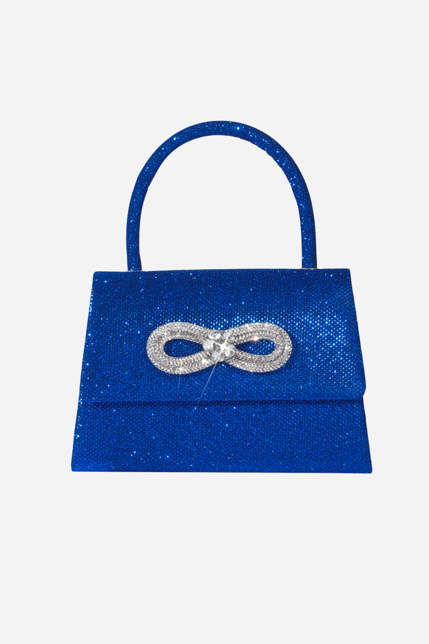 Metalik Parlak Diamante Saplı Çanta