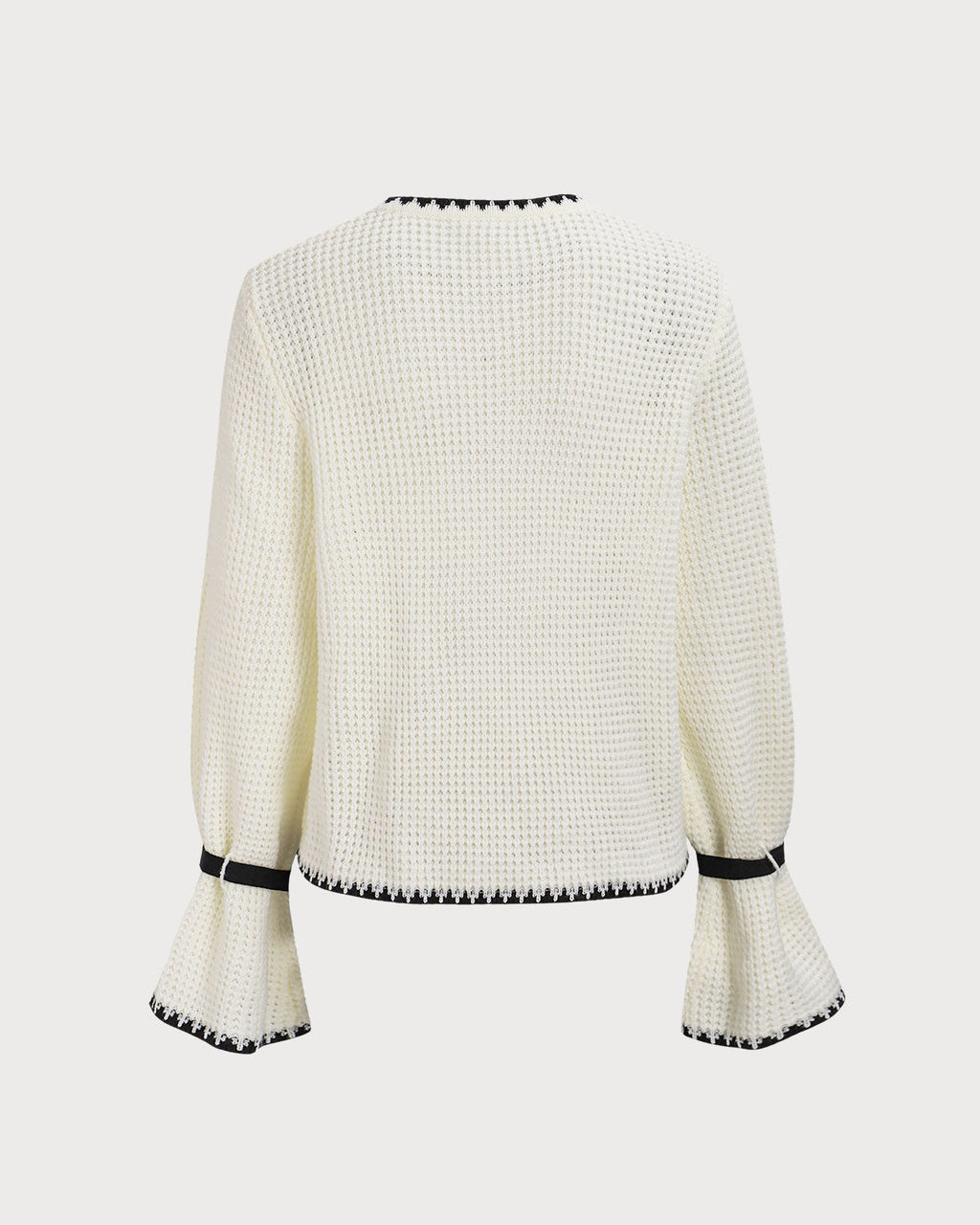 Bej Renk Kontrast Dantel Kol Kazak