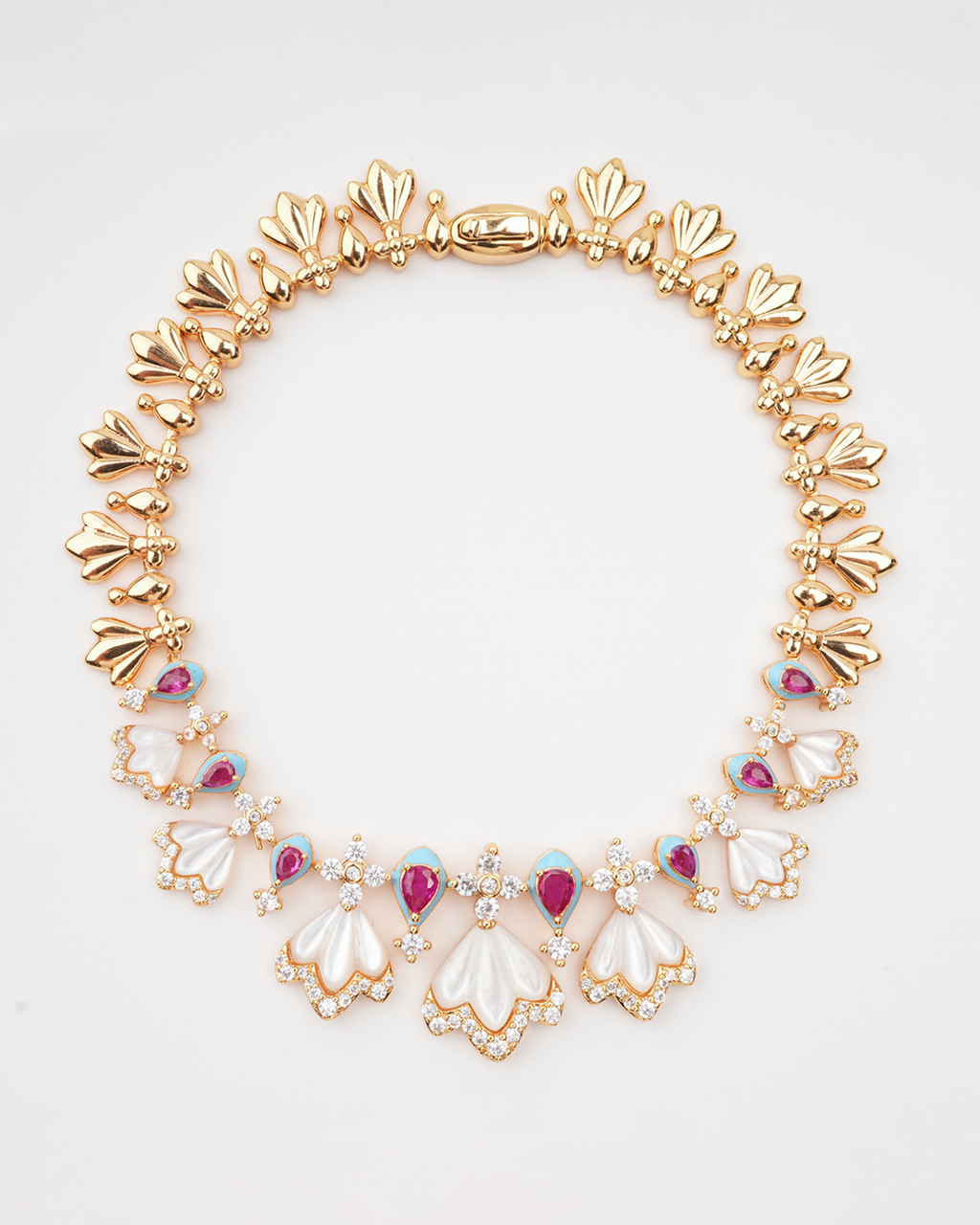 Harmoni Kırmızı Pırlanta Kolye