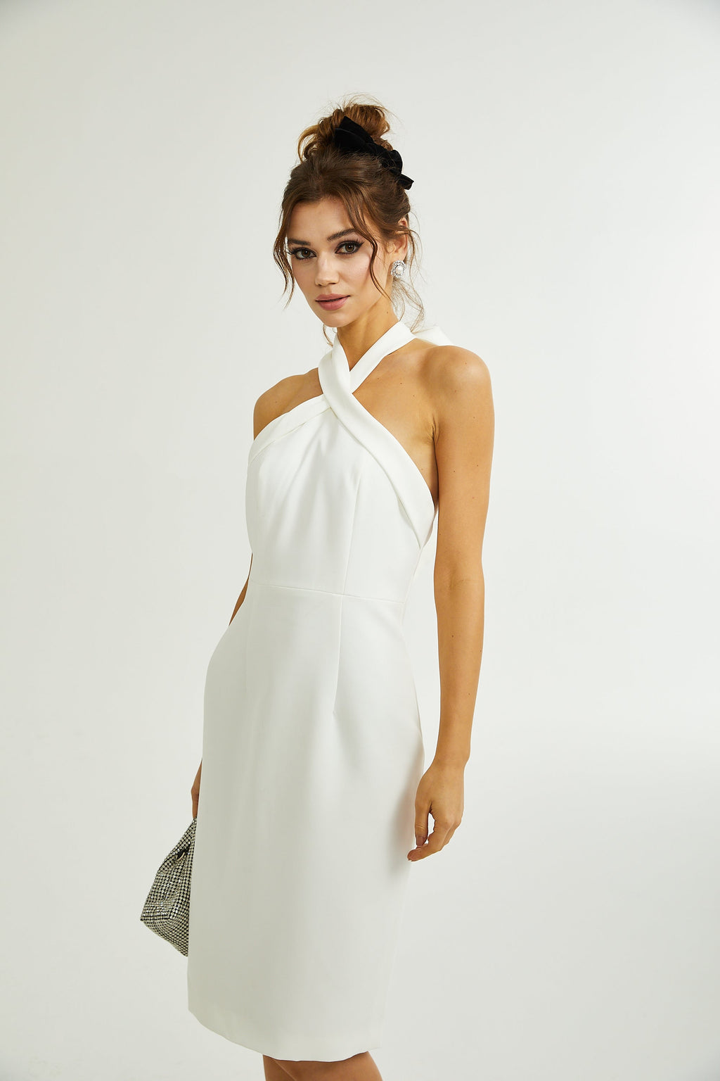 Azzurra midi elbise