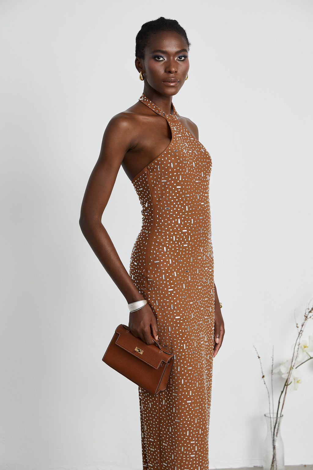 Désirée bodycon maksi elbise