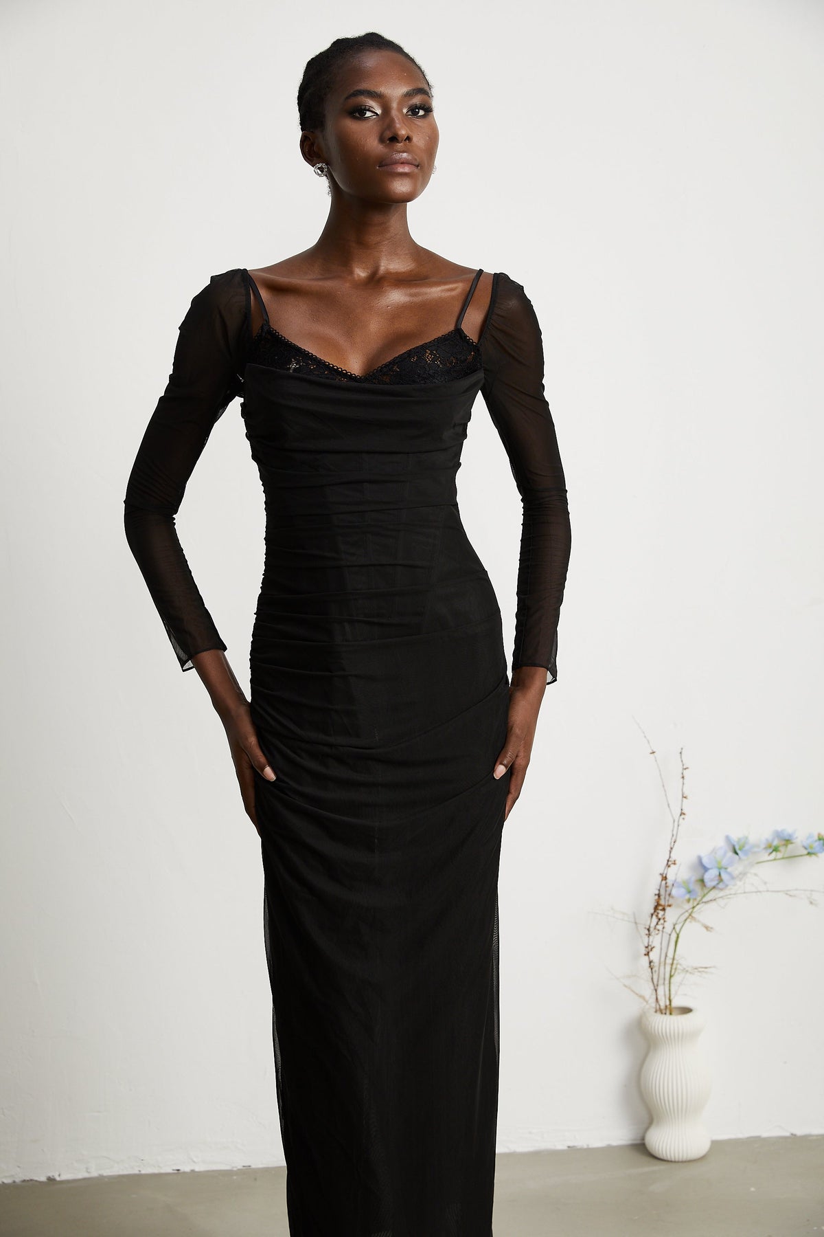 Marilyn maksi elbise