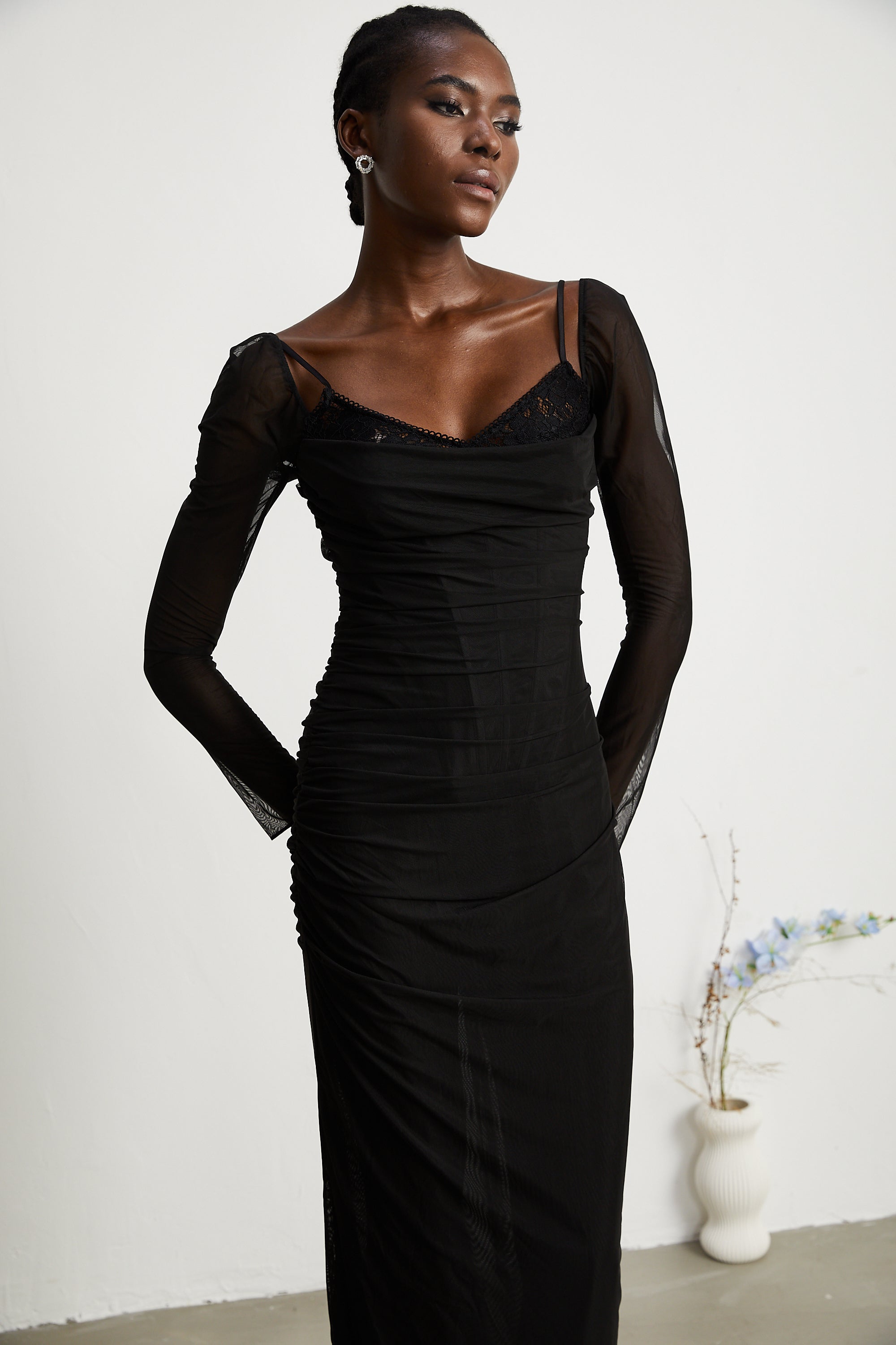 Marilyn maksi elbise