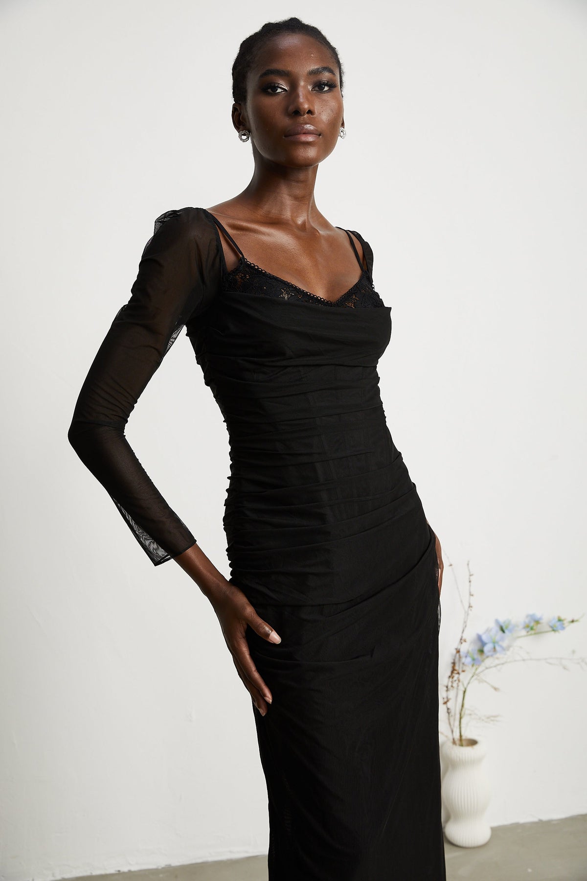 Marilyn maksi elbise