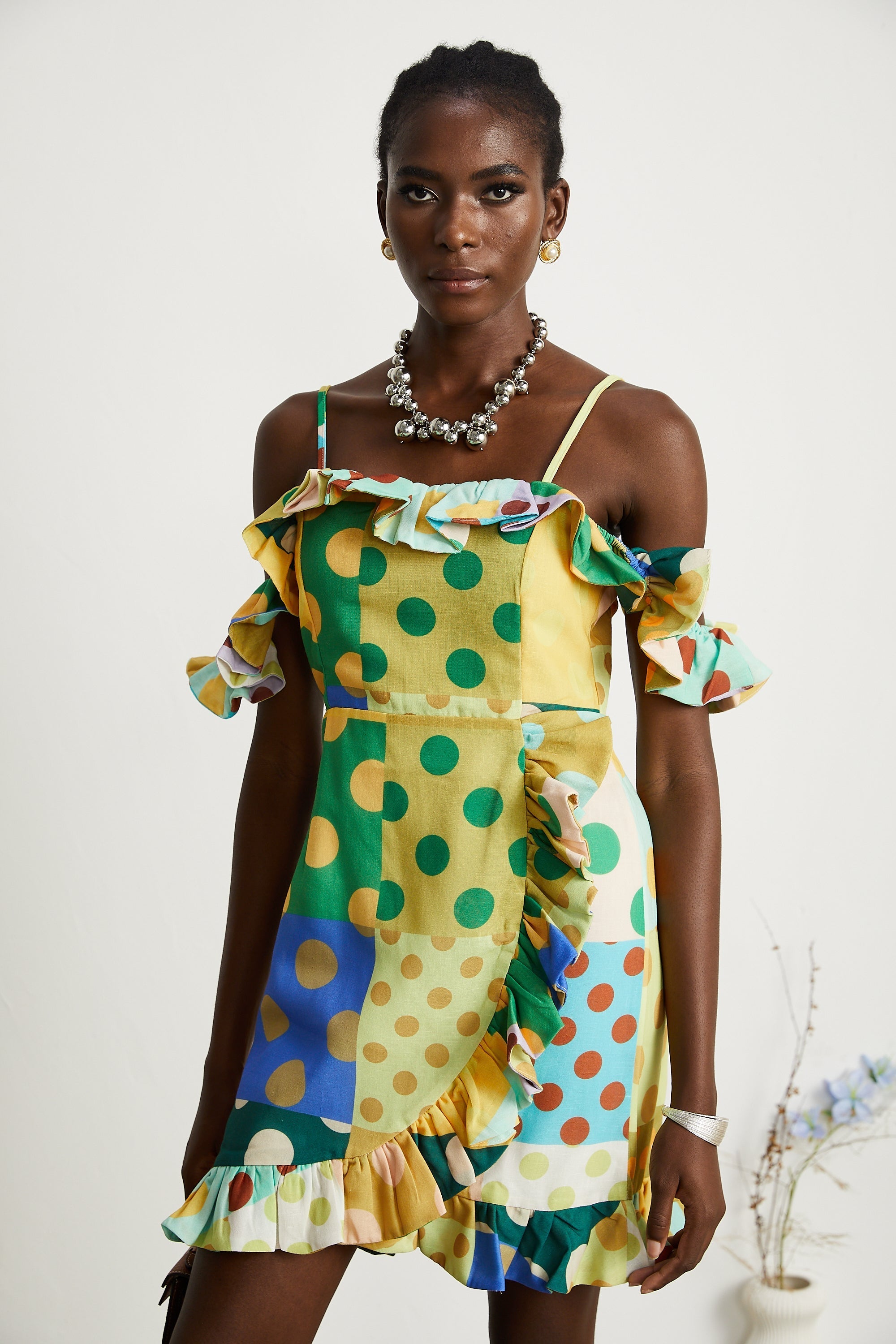 Aurore mini elbise