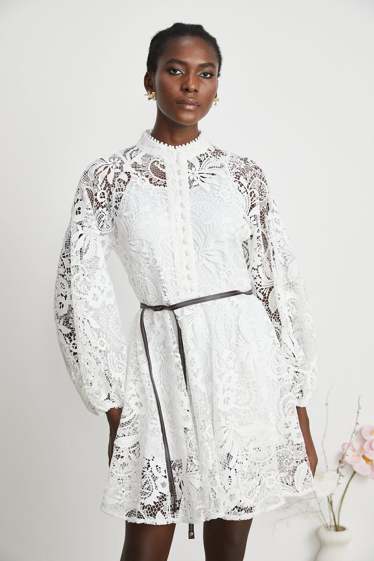 Camelliera mini elbise