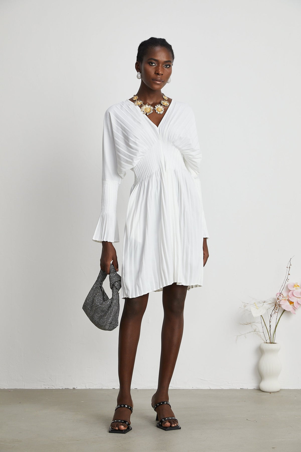 Claudette mini elbise
