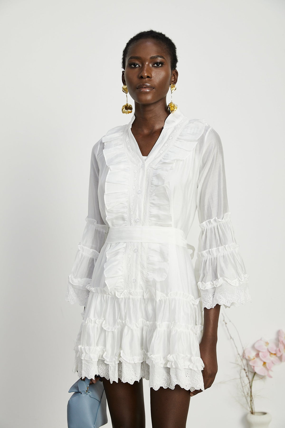 Agathe mini elbise