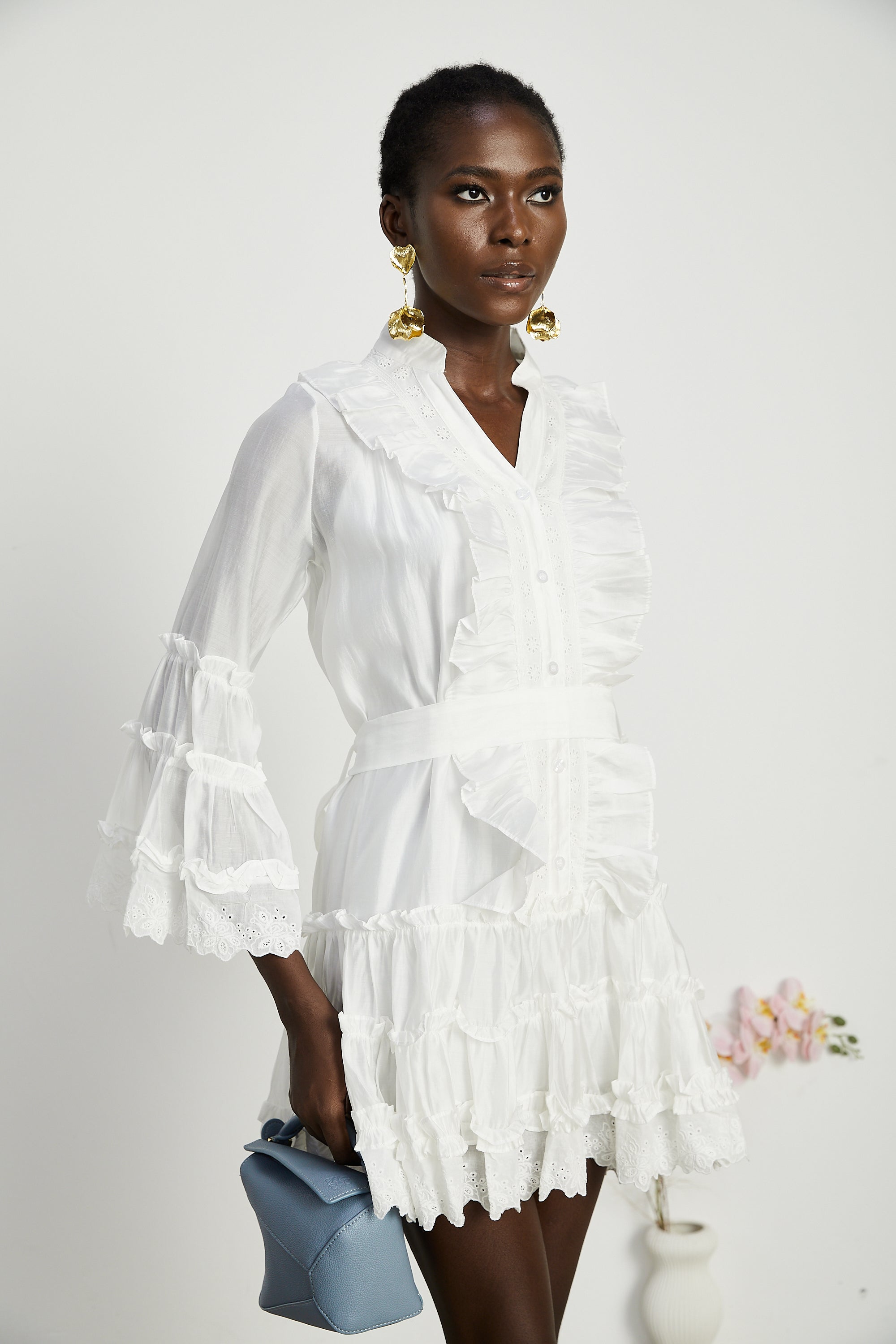 Agathe mini elbise