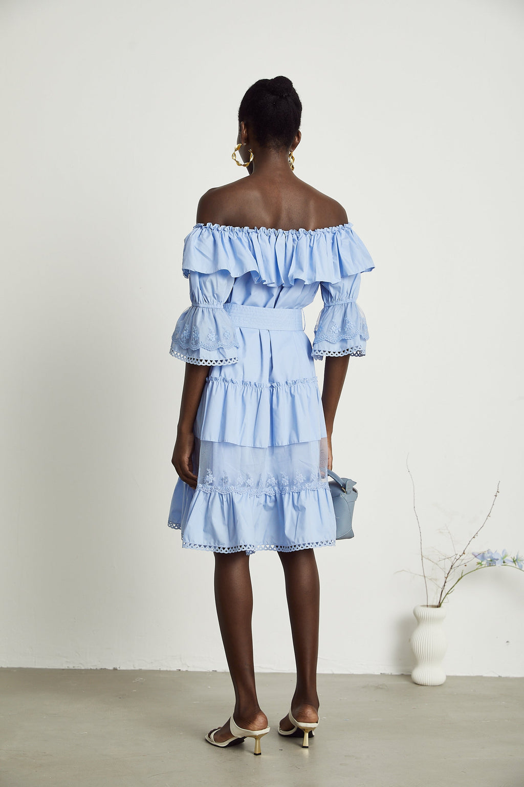 Sophie midi elbise