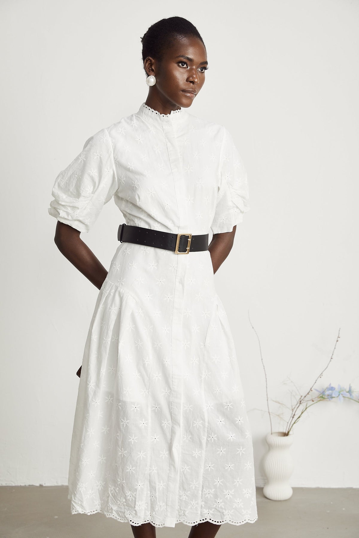 Cordelia büstiyer midi elbise