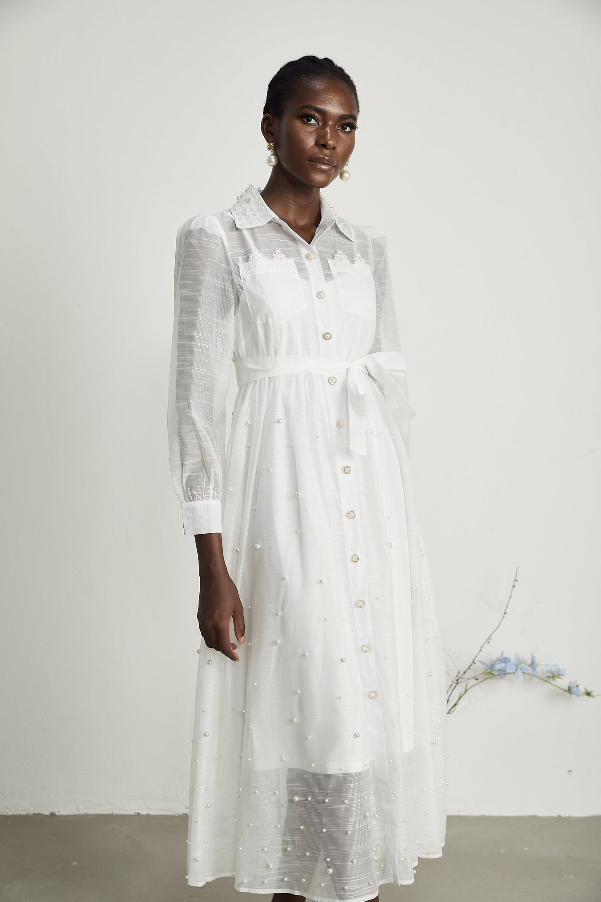 Bennett midi elbise