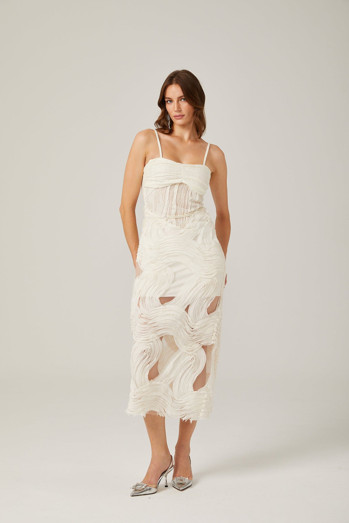 Allegra midi elbise