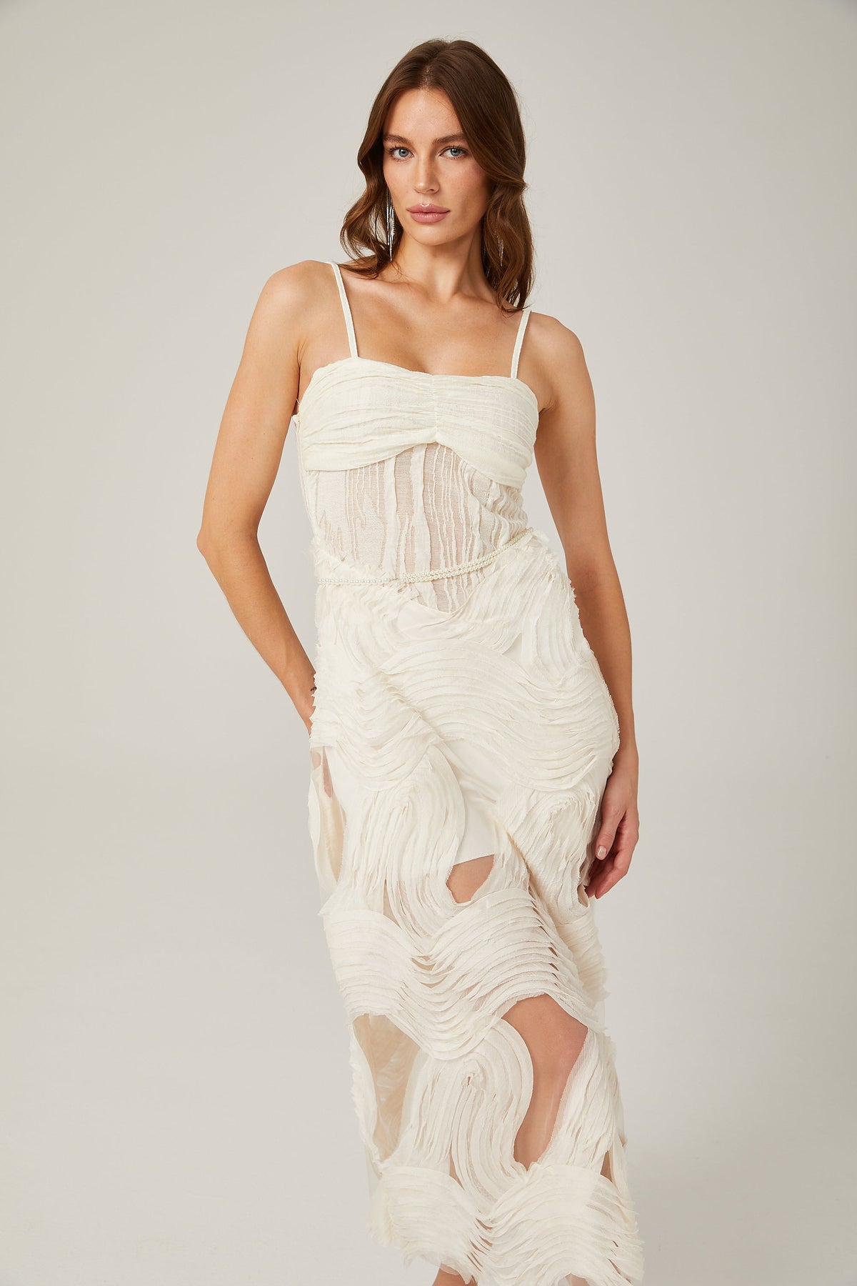 Allegra midi elbise