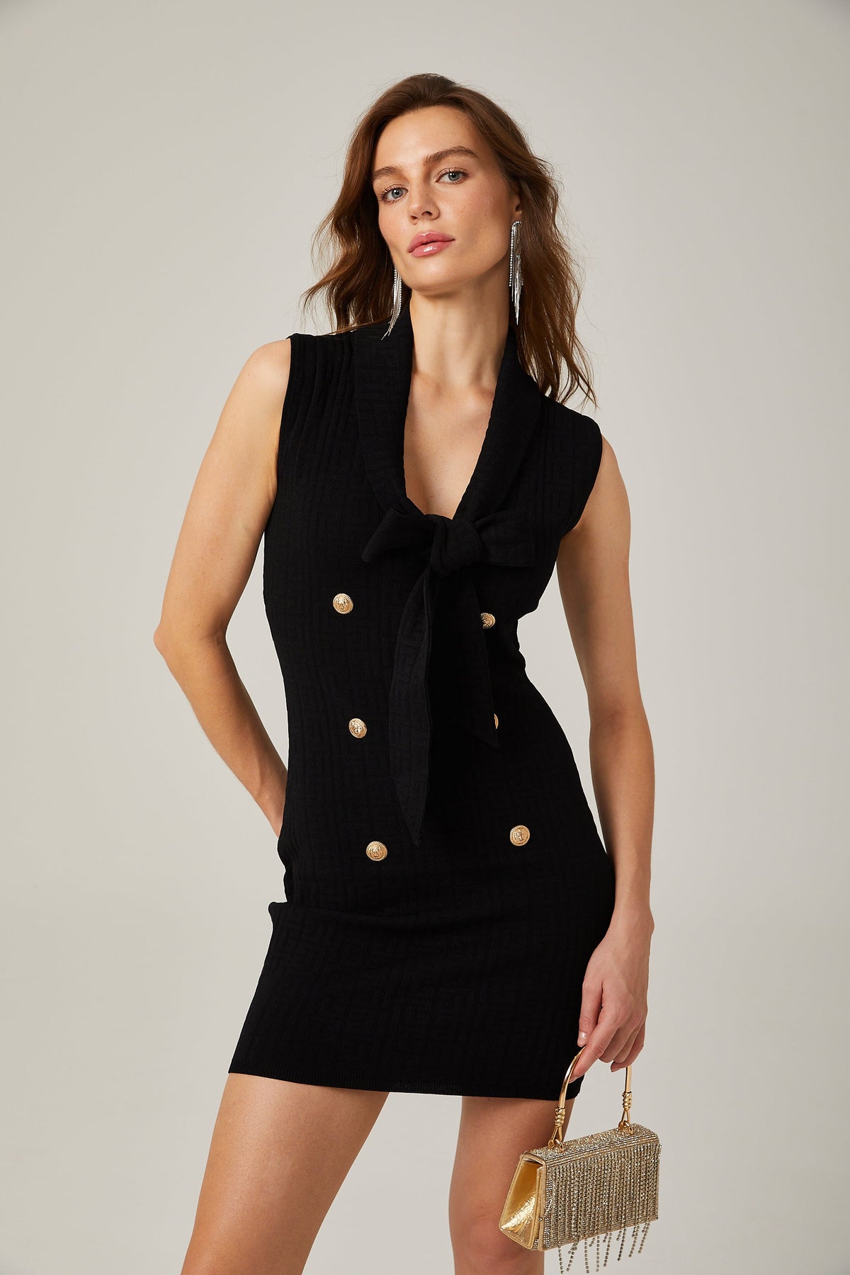 Charlotte örme mini elbise