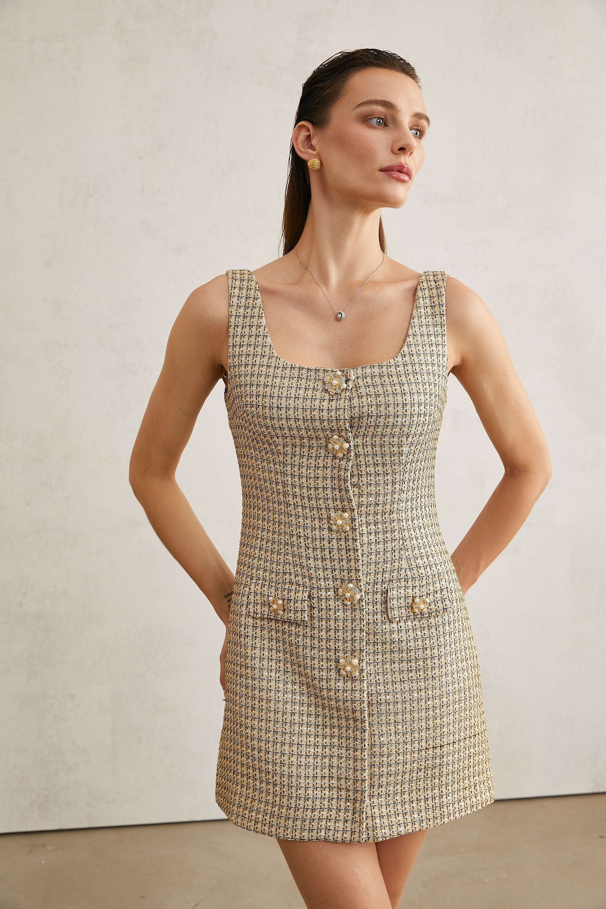 Agathe mini elbise