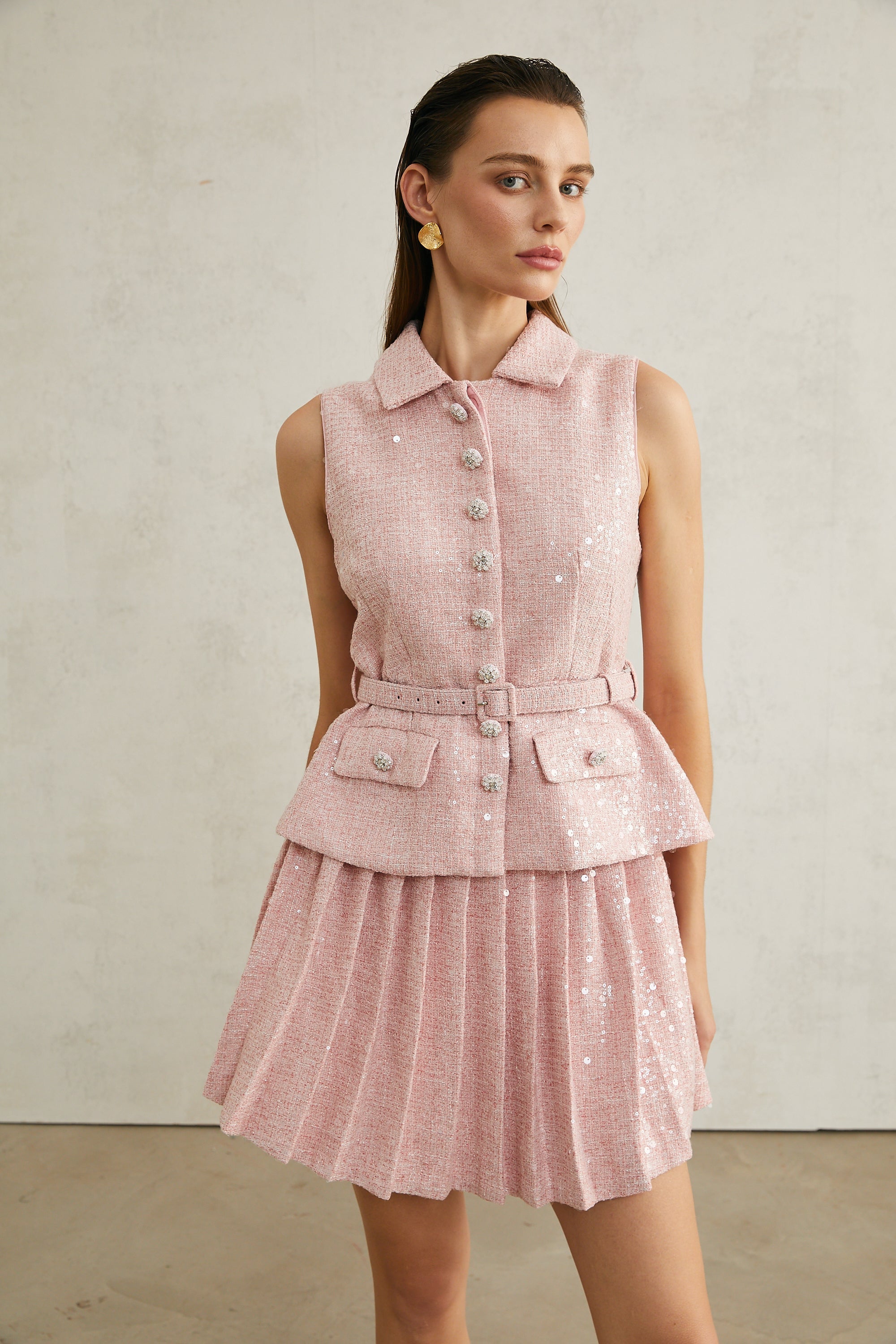 Élise mini elbise
