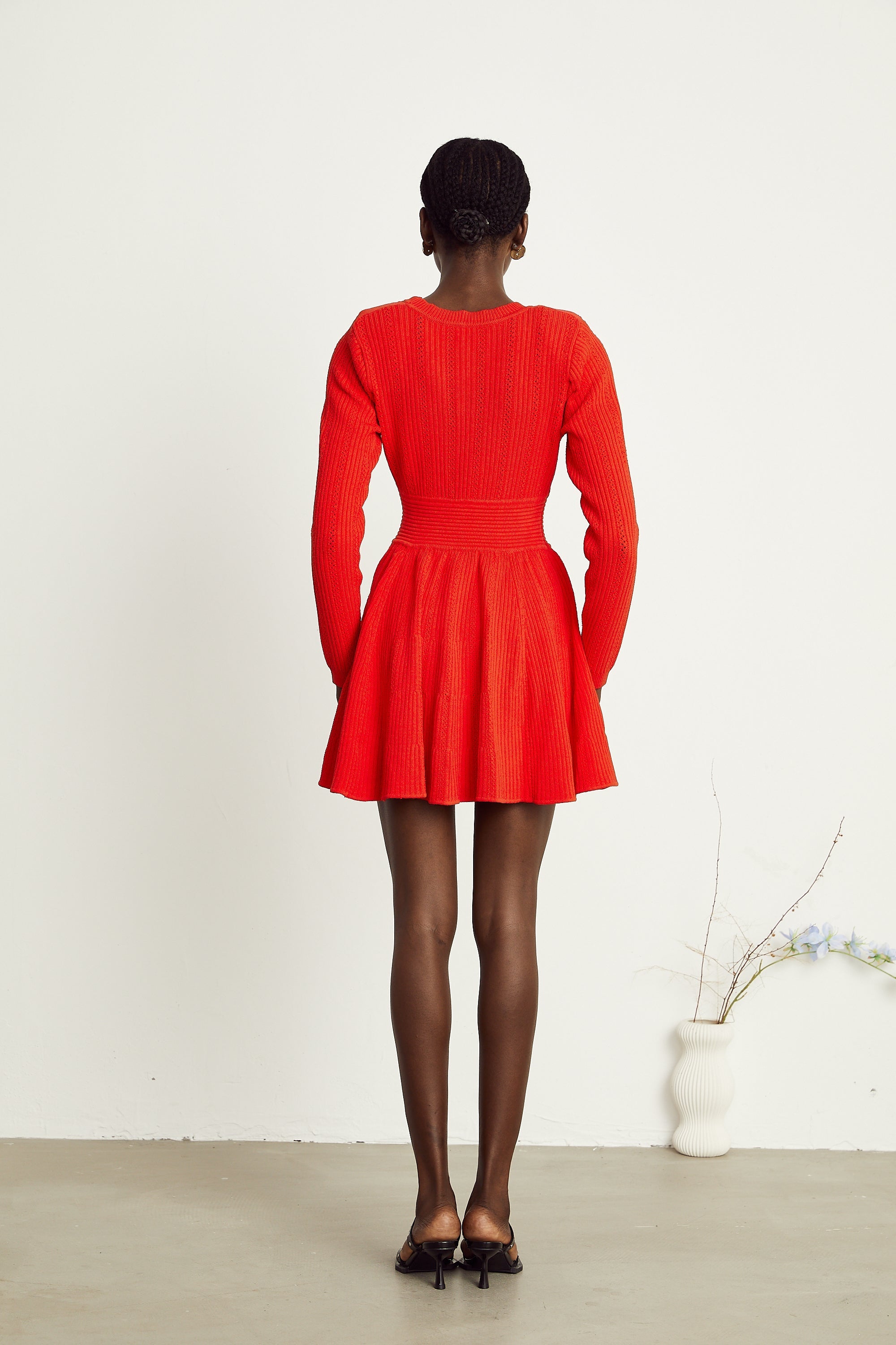 Coralie kloş mini elbise