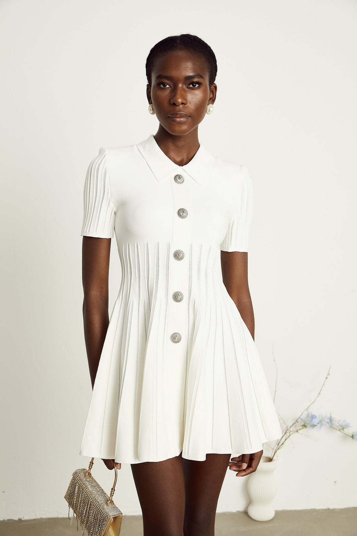 Émilie mini elbise