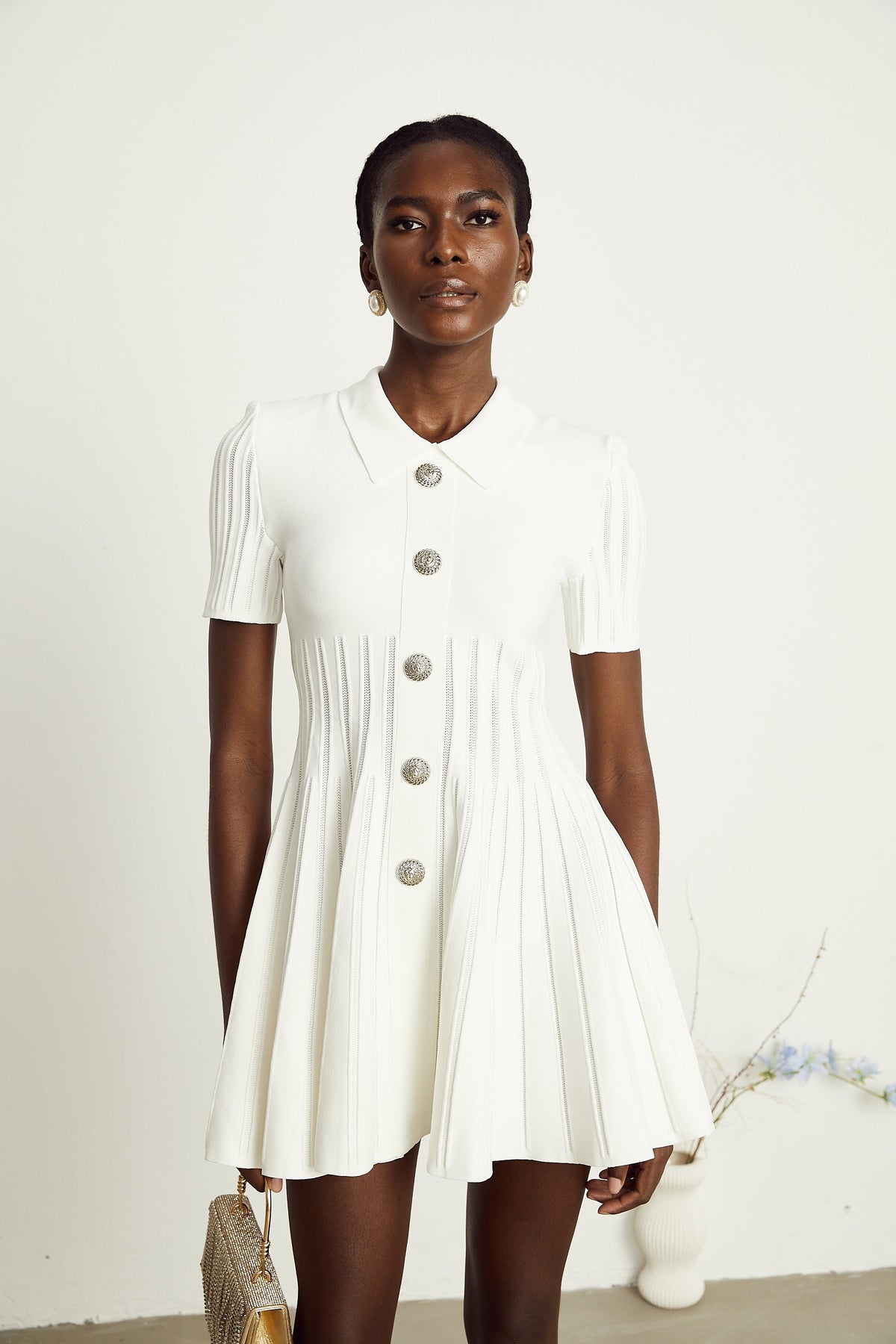 Émilie mini elbise