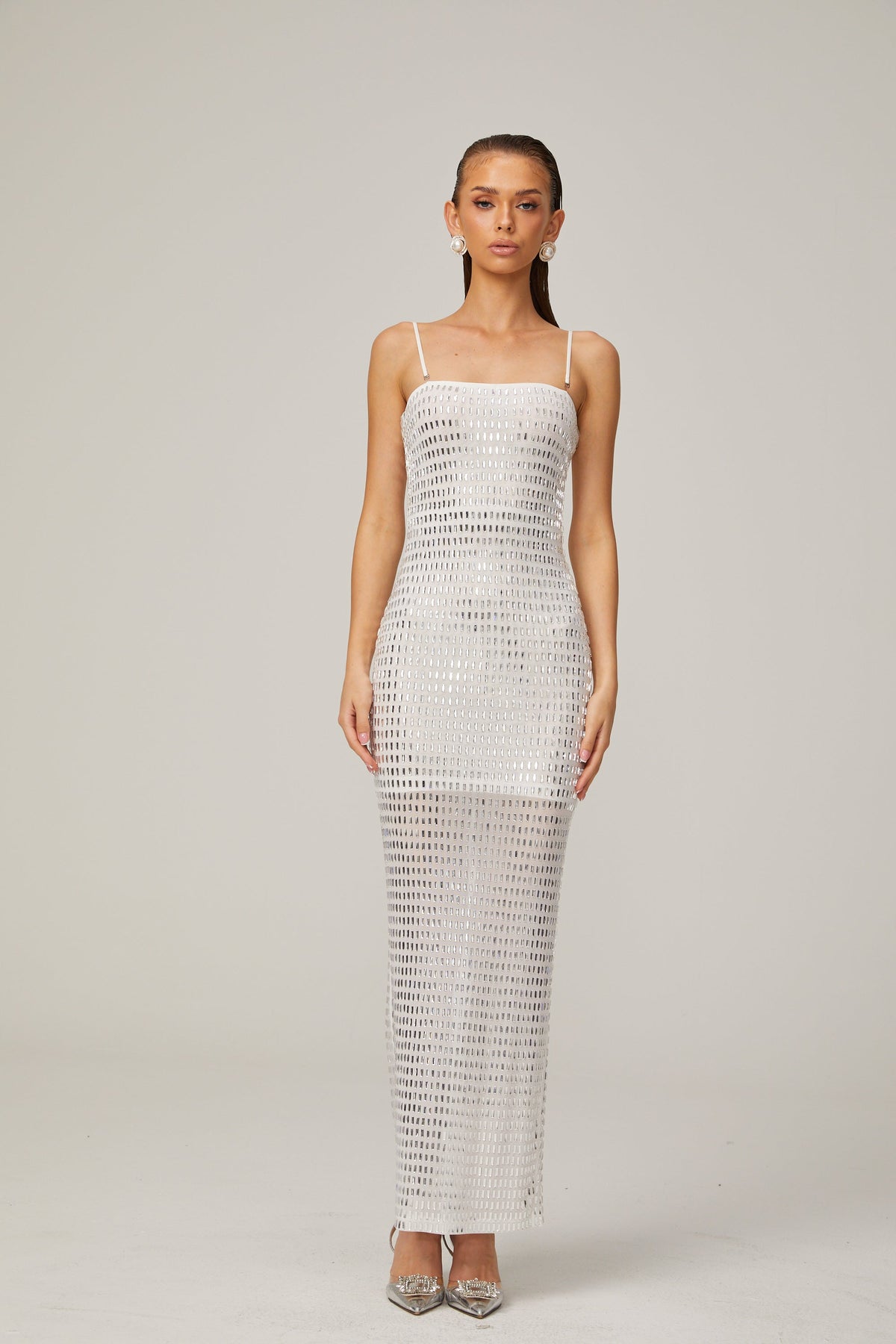 Amelina midi elbise