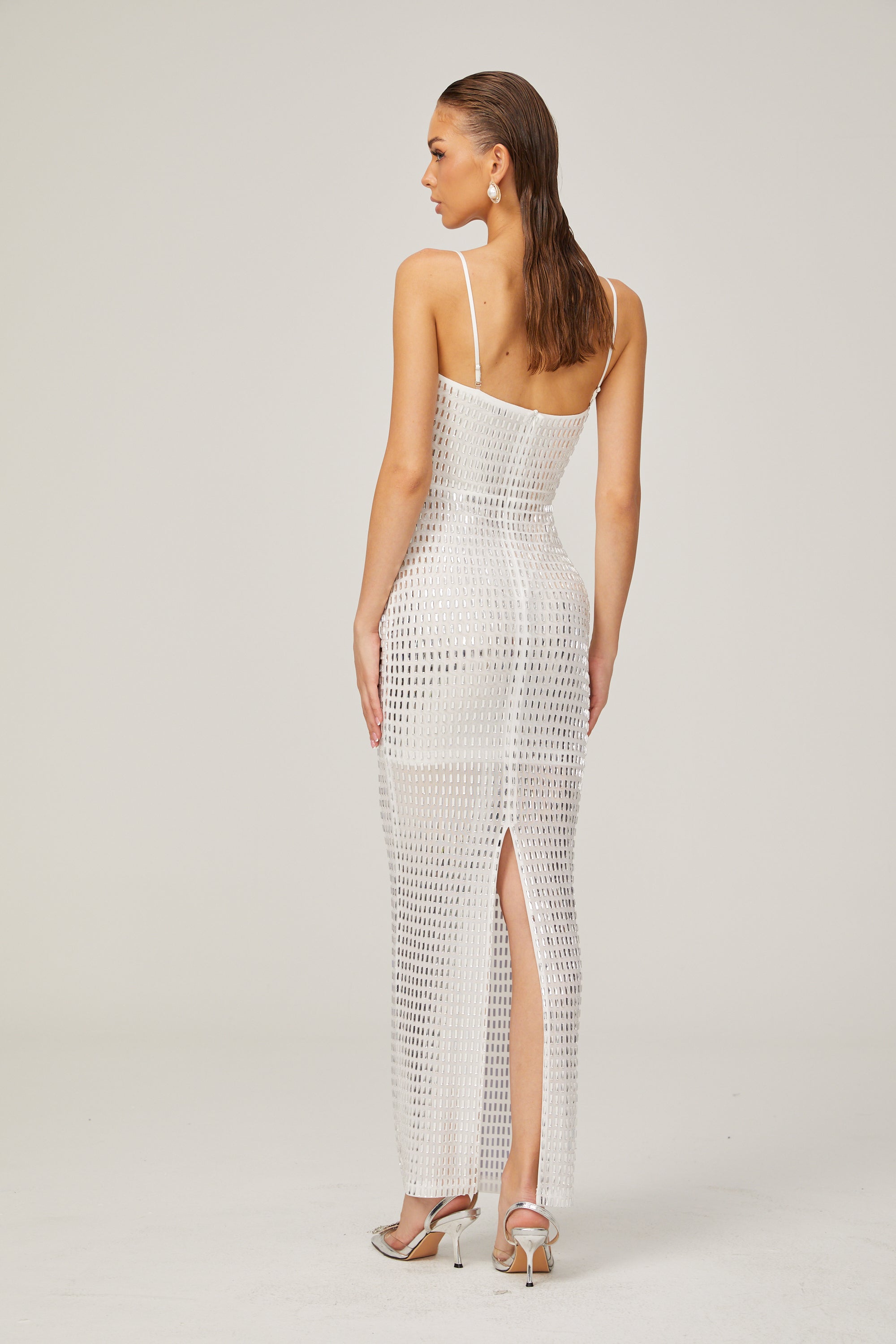 Amelina midi elbise