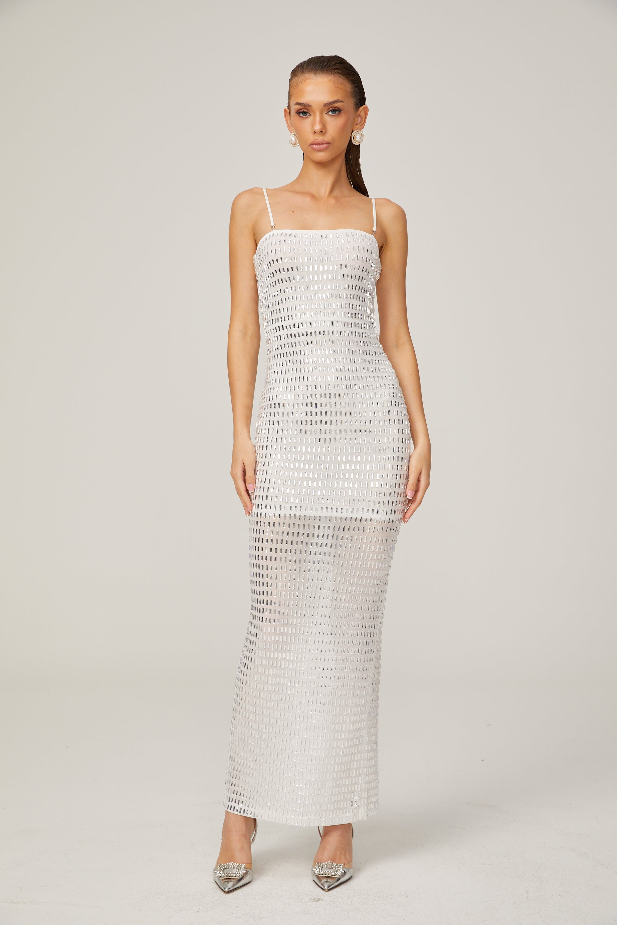 Amelina midi elbise