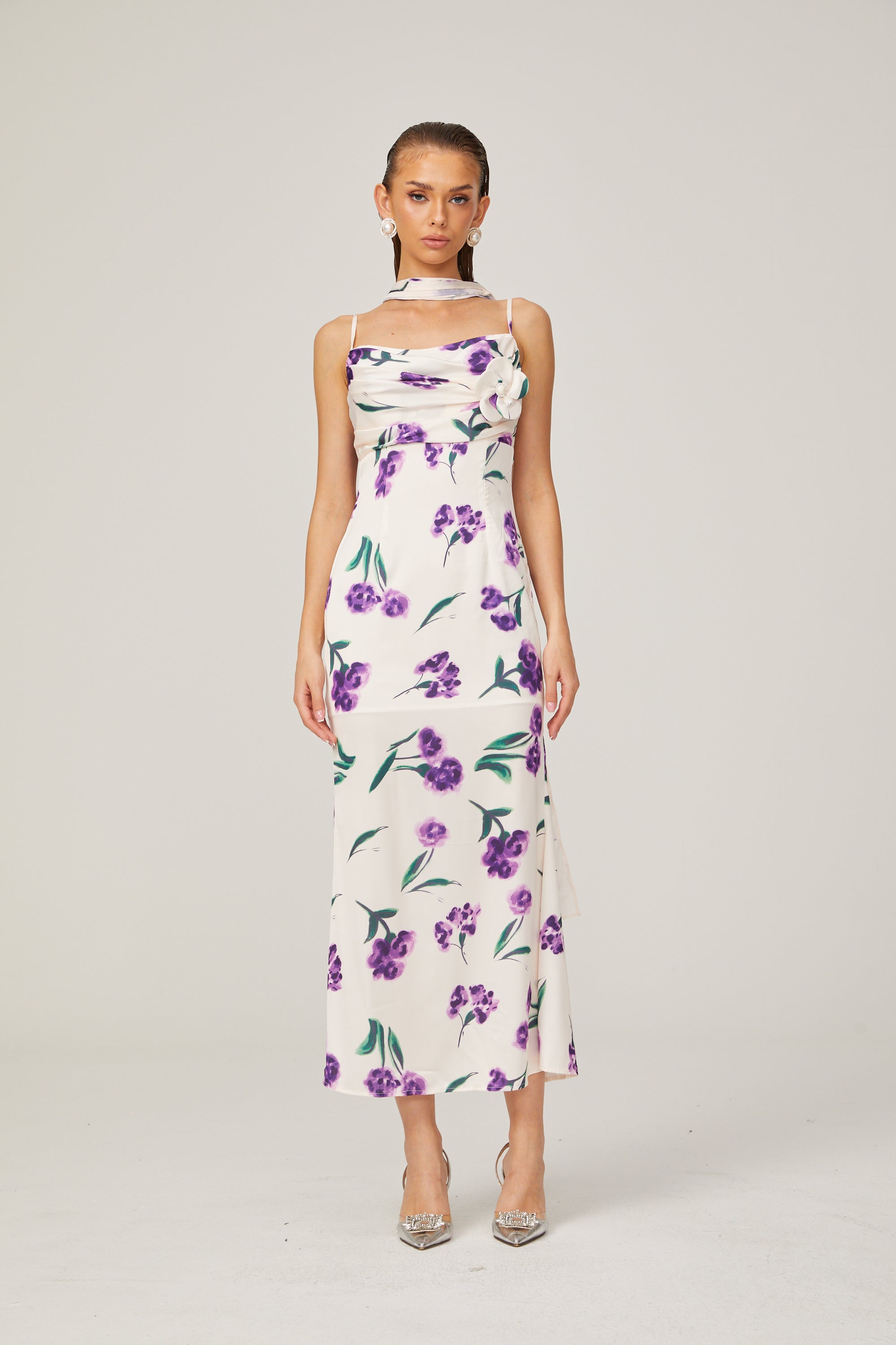 Gitta midi elbise