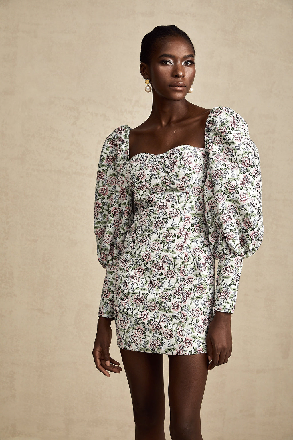 Gaëlle desen mini elbise