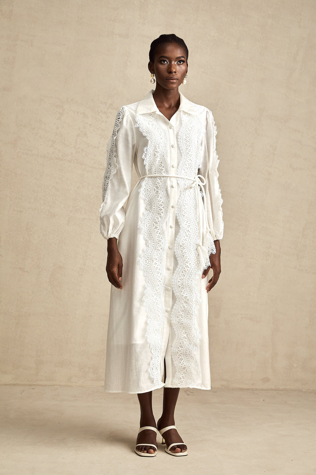 Colette midi elbise