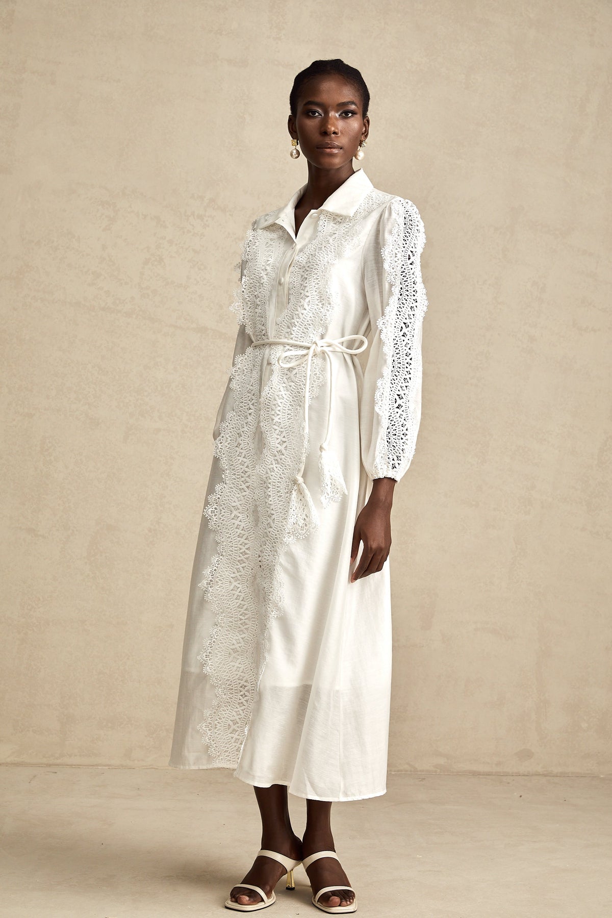 Colette midi elbise