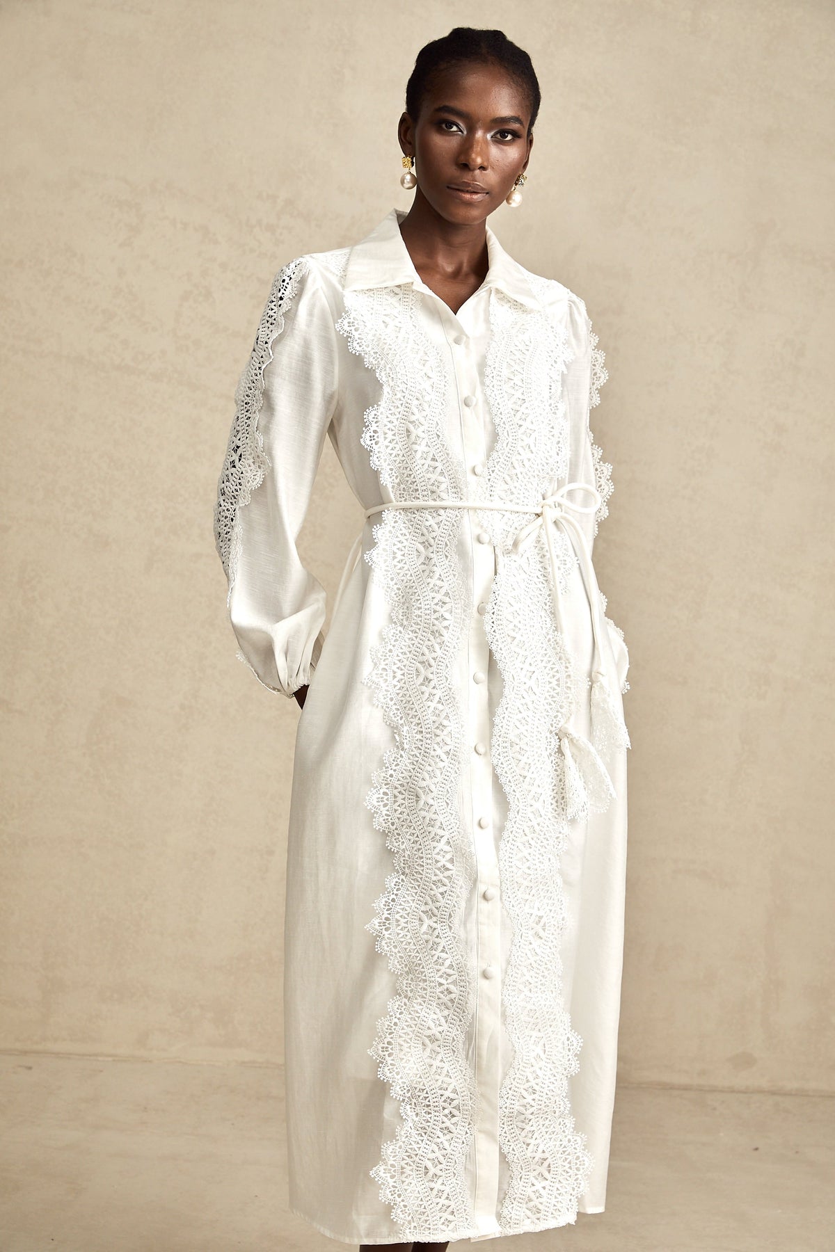 Colette midi elbise