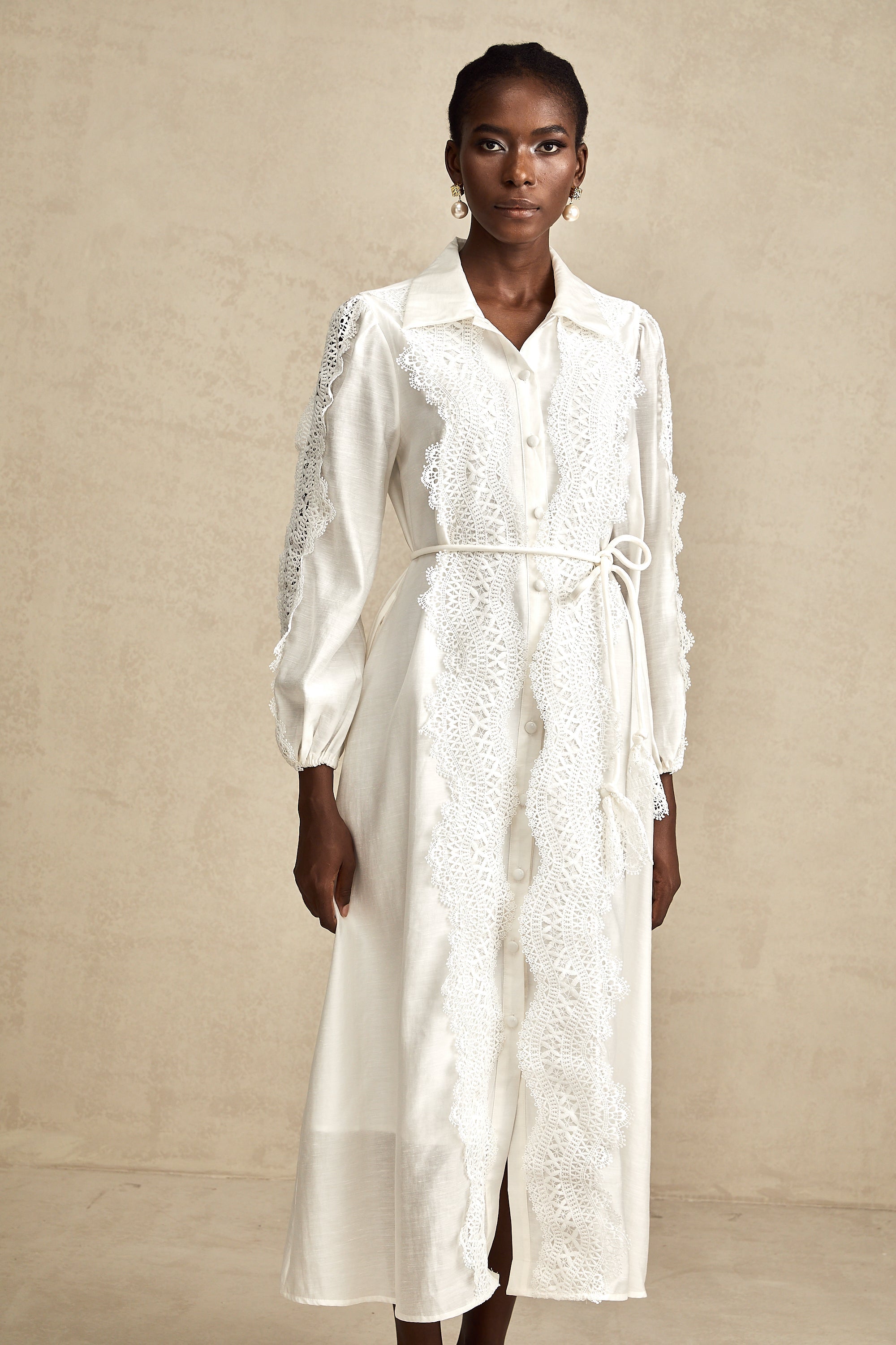 Colette midi elbise