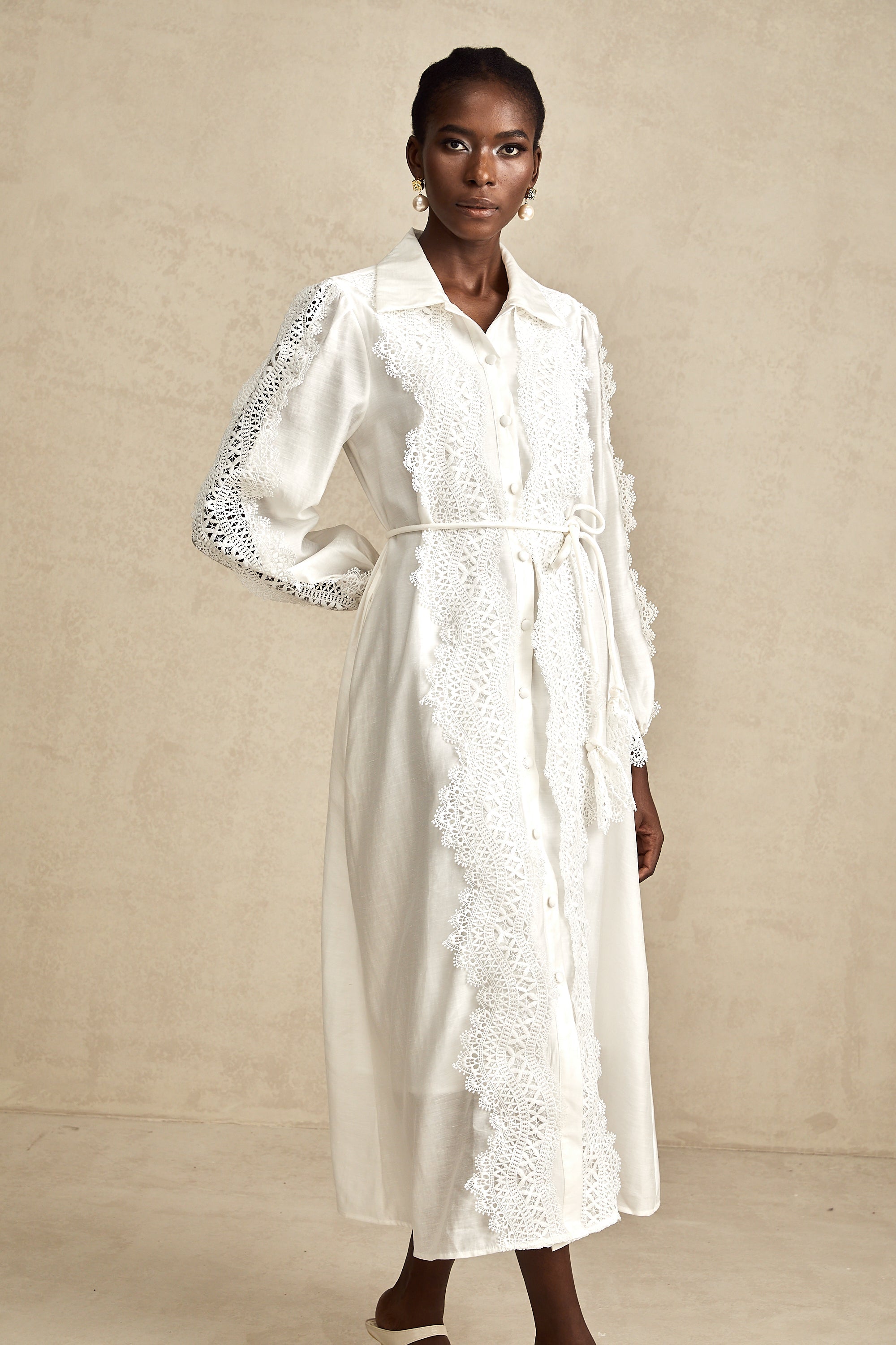 Colette midi elbise