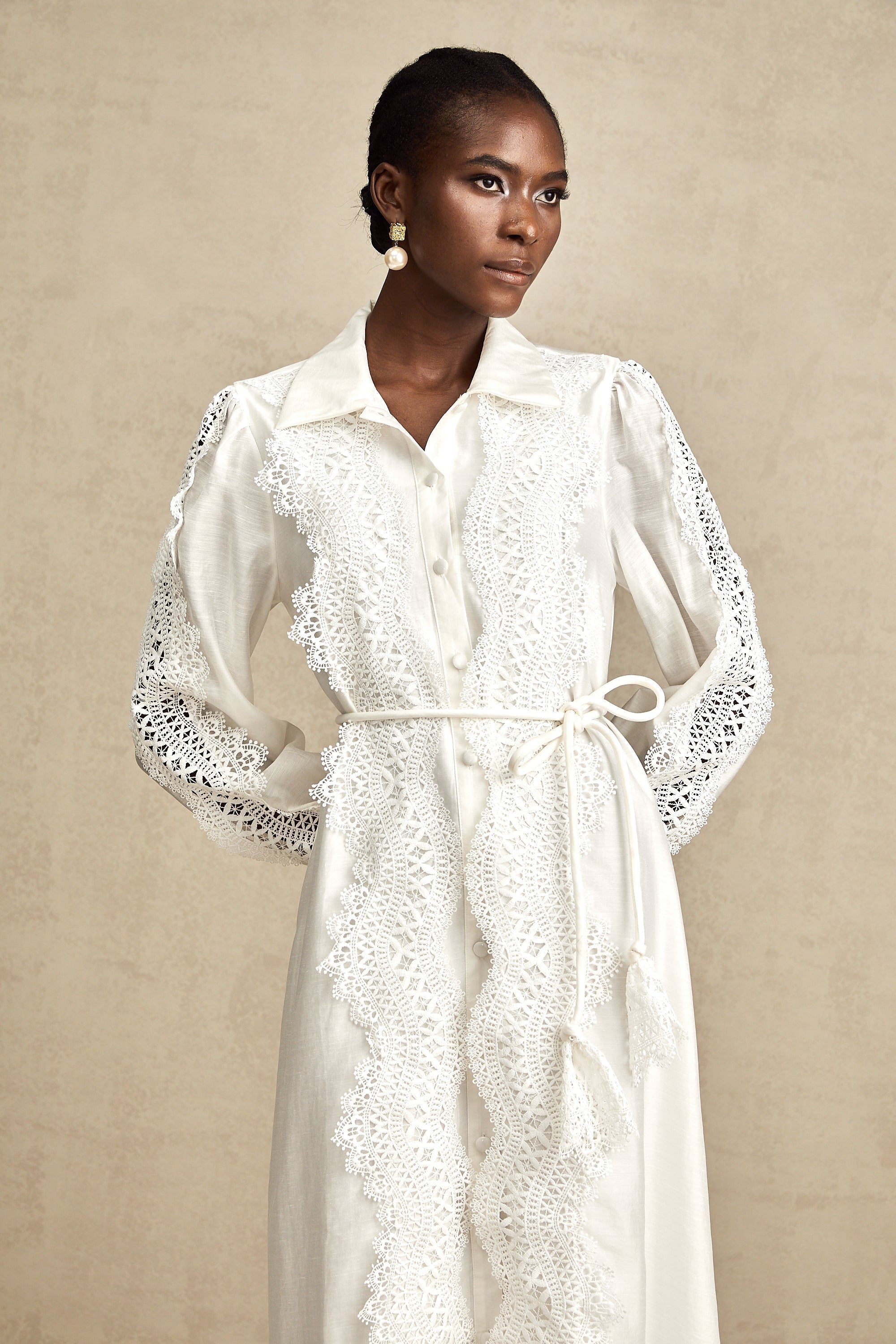 Colette midi elbise