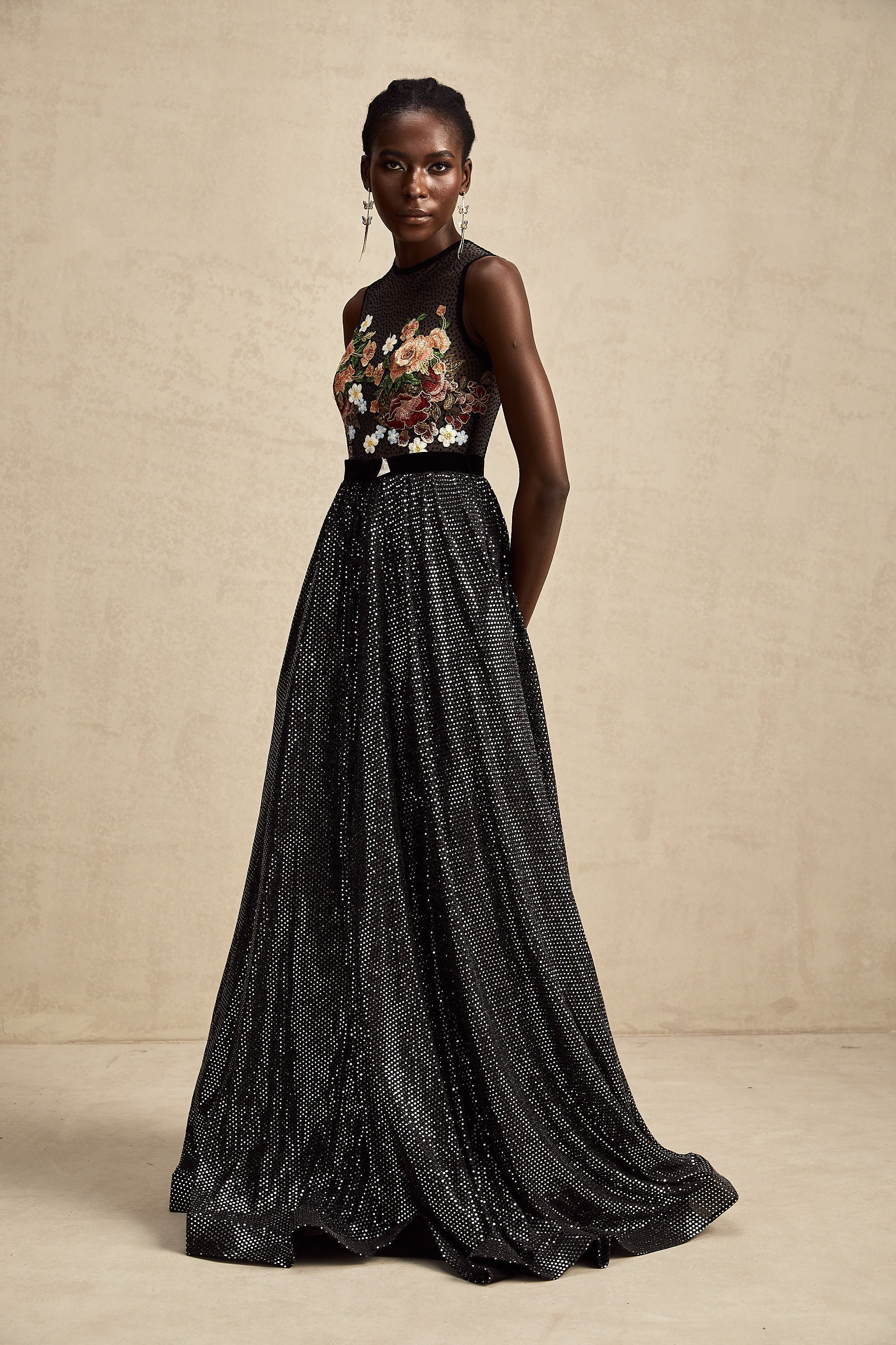 Agathe maksi elbise