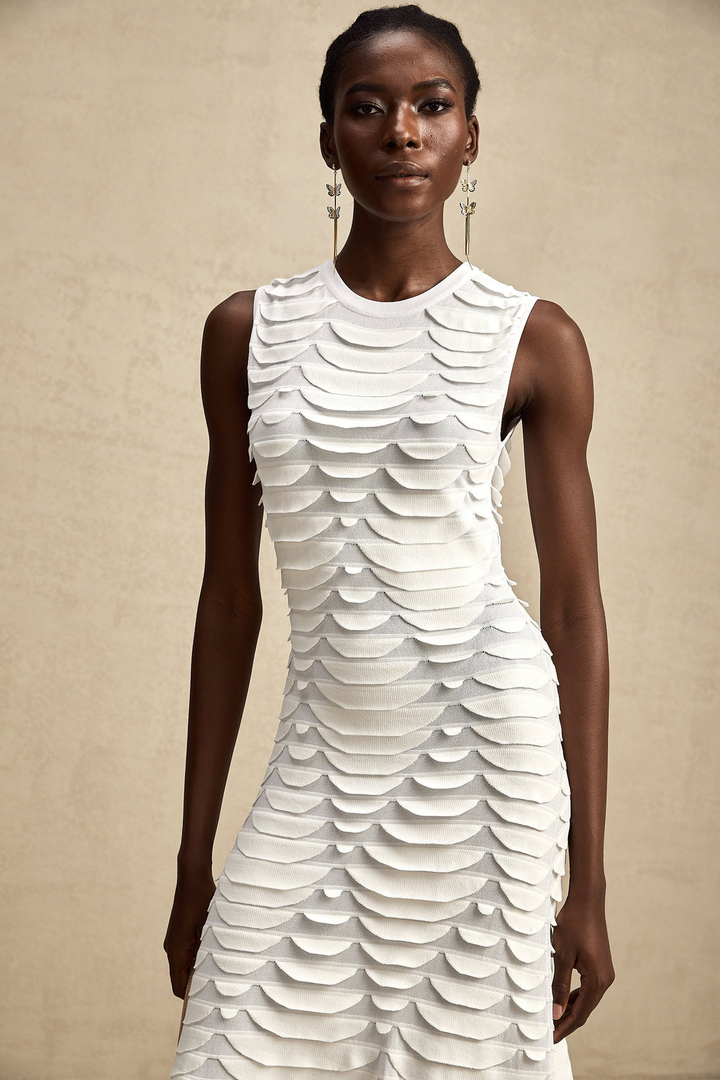 Anna midi elbise