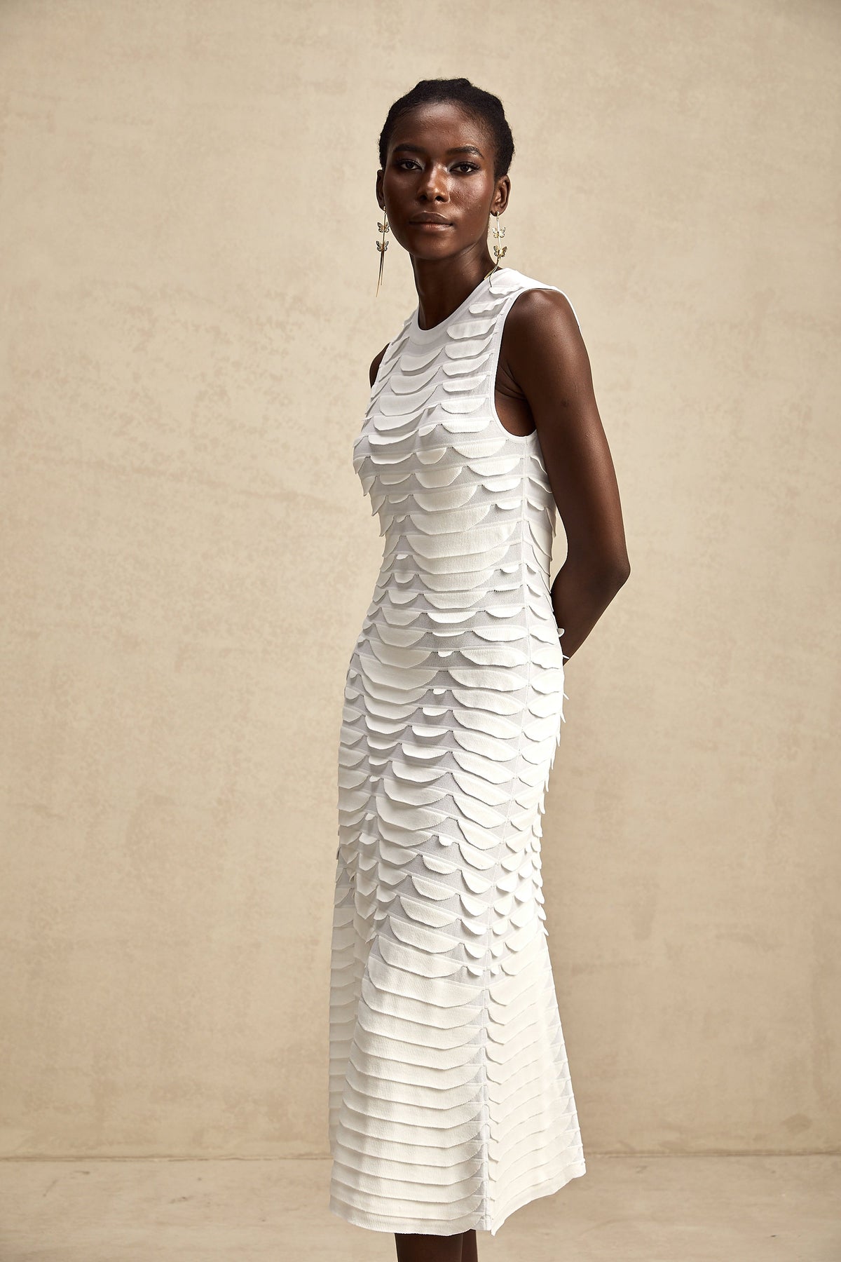Anna midi elbise