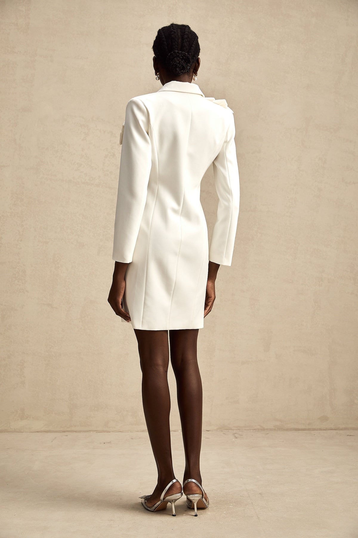Constance zip midi elbise