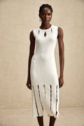 Hilaire midi elbise